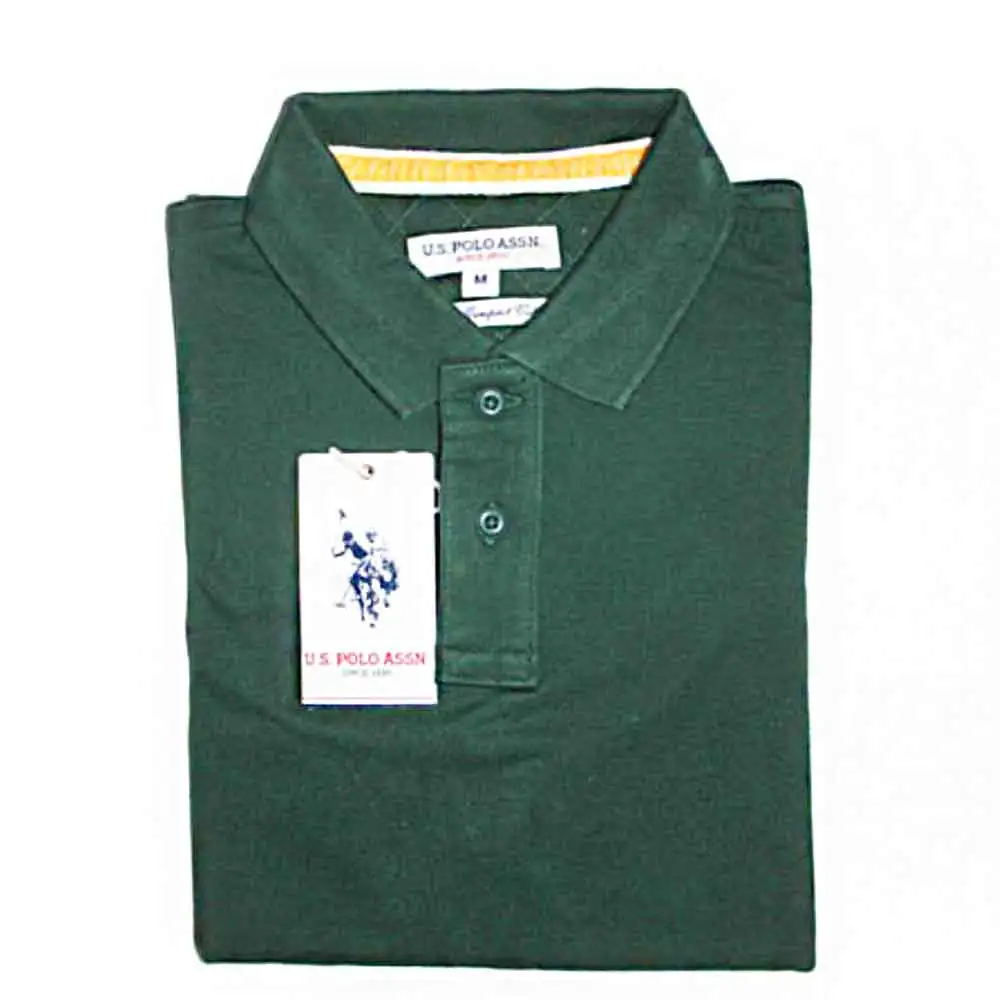 US POLO ASSN T-SHIRT -BOTTLE GREEN COLOUR - Women