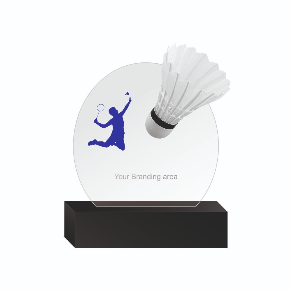 Acrylic Trophy - FT 732 - Badminton