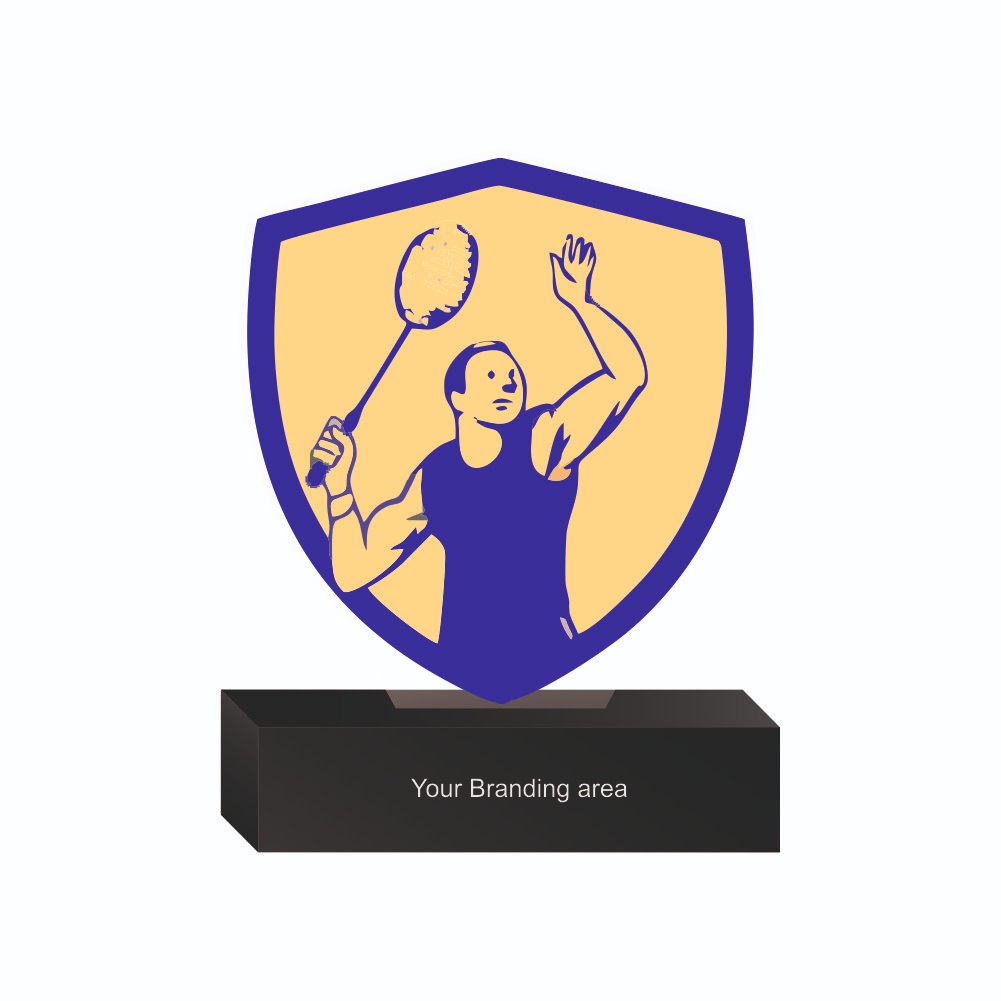 Acrylic Trophy - FT 737 - Badminton