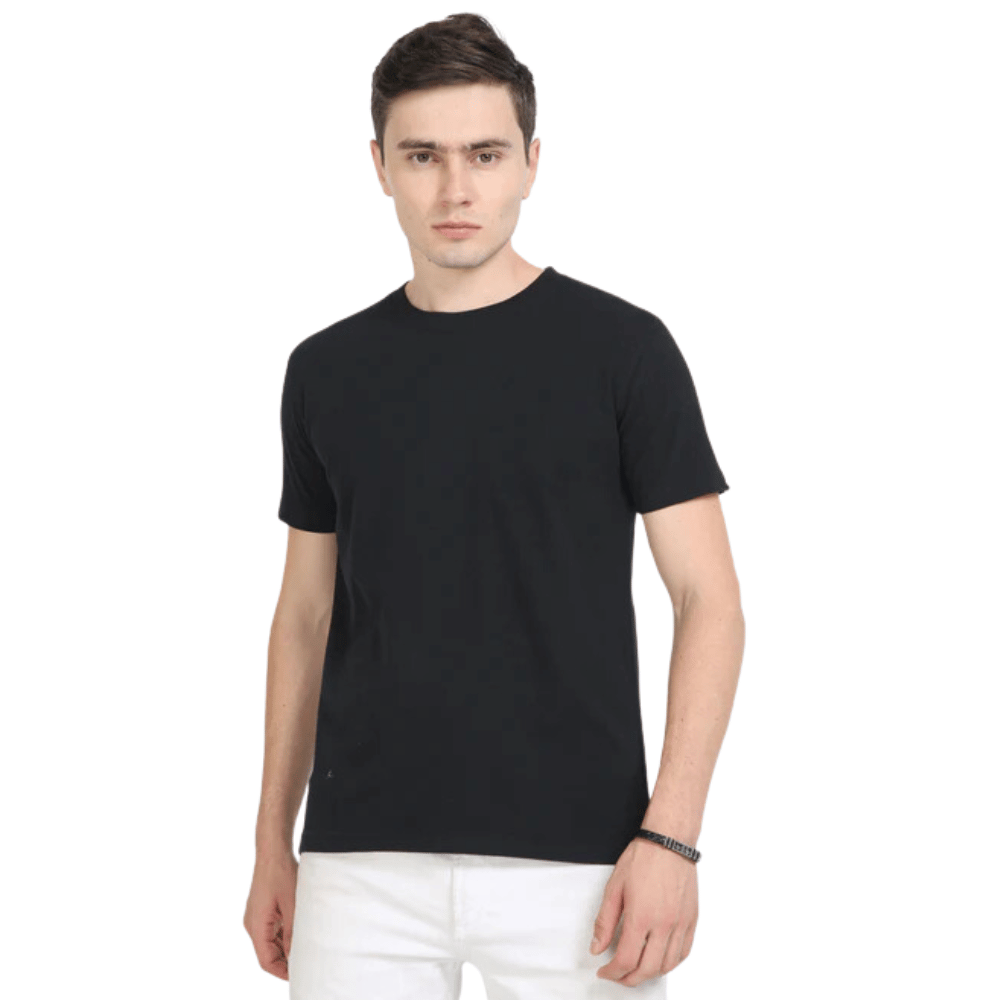 Caslay - Sustainable Crew neck  T-shirt - Black