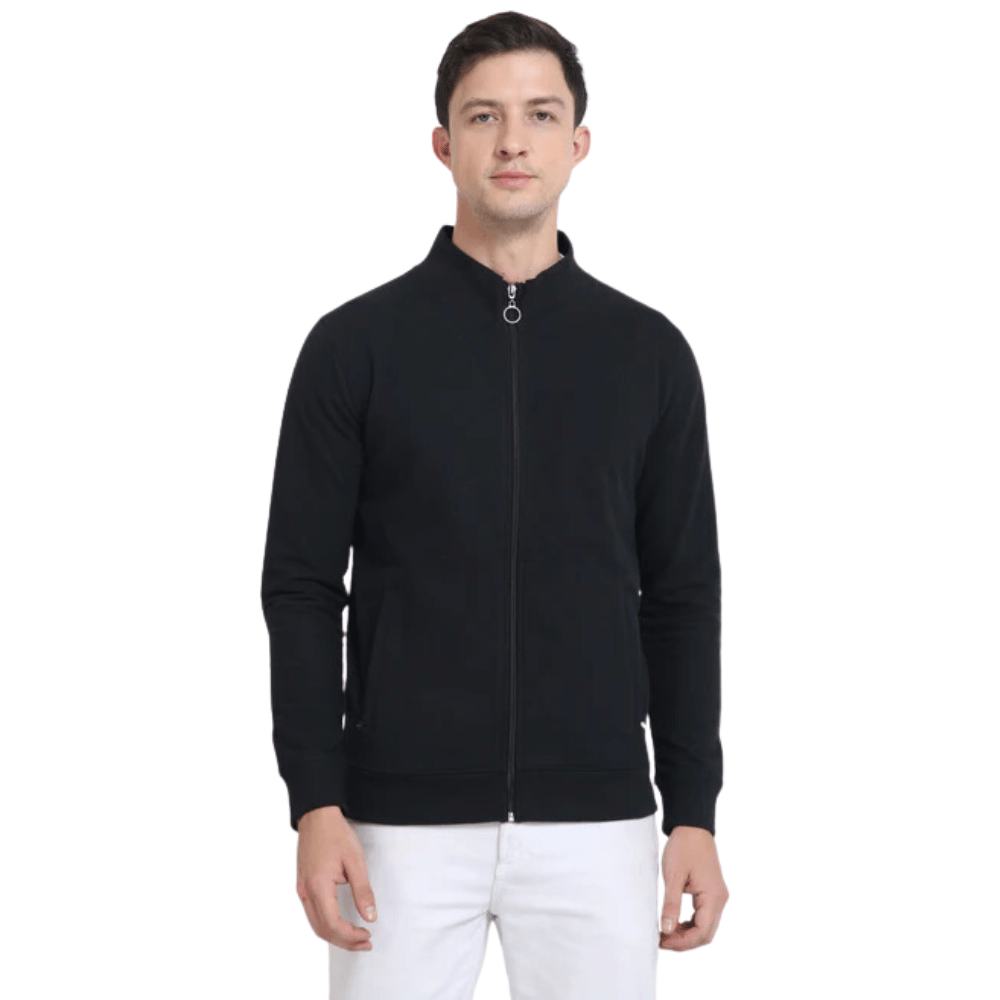 Caslay - Sustainable High Neck Jacket - Black