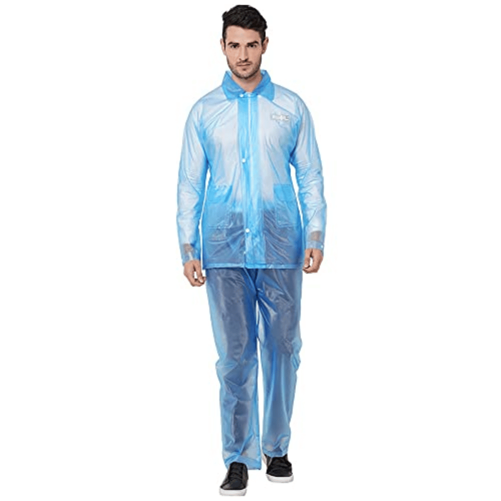 Zeel - Mens PVC Rain Suit - Sky Blue