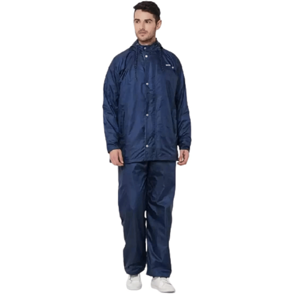 Zeel - Mens Polyester Rain Suit - Navy Blue