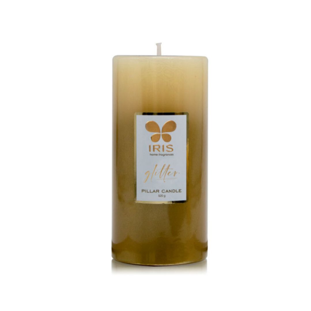 IRIS - Pillar candle - 6"