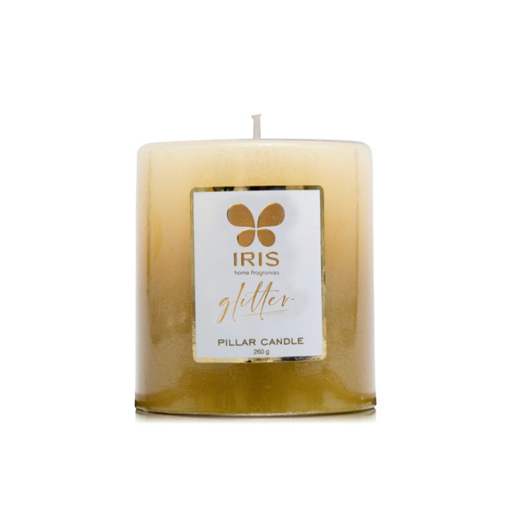 IRIS - Pillar candle - 3"