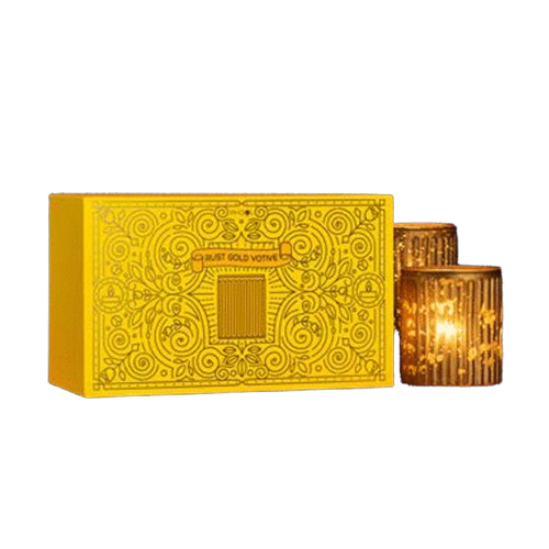 PHOOL - Rust Gold Votive (Set of 2)