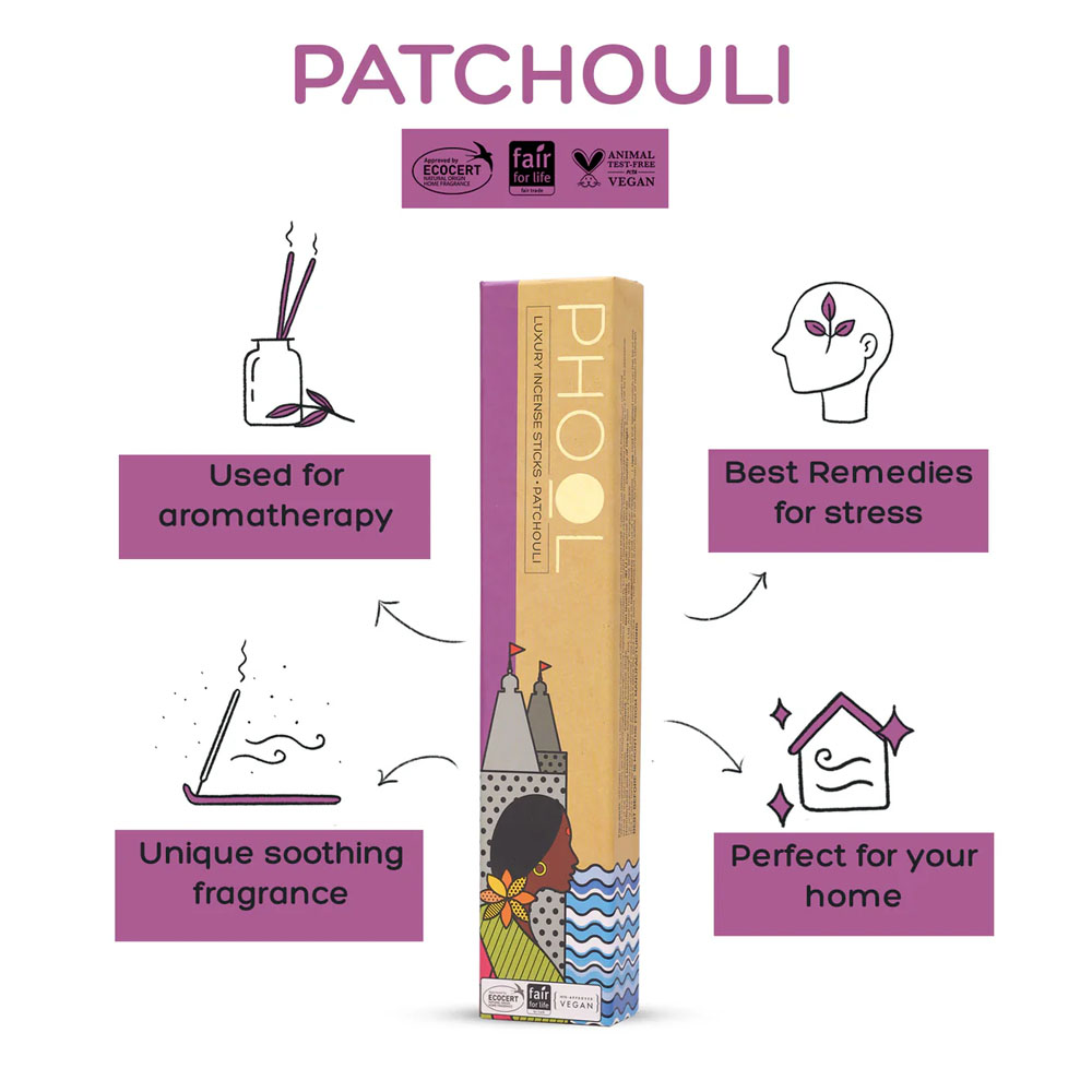 PHOOL - Incense Sticks & Cones comb Pack - Meditation Pack