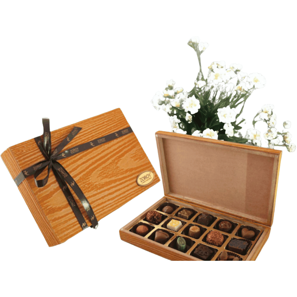 ZOROY - Diwali Textured Wooden Gift Box