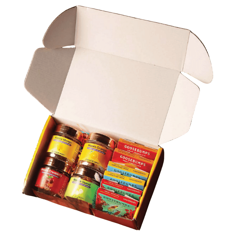 Goosebumps - Eco Gift Box of 12 Chocolates & Diya