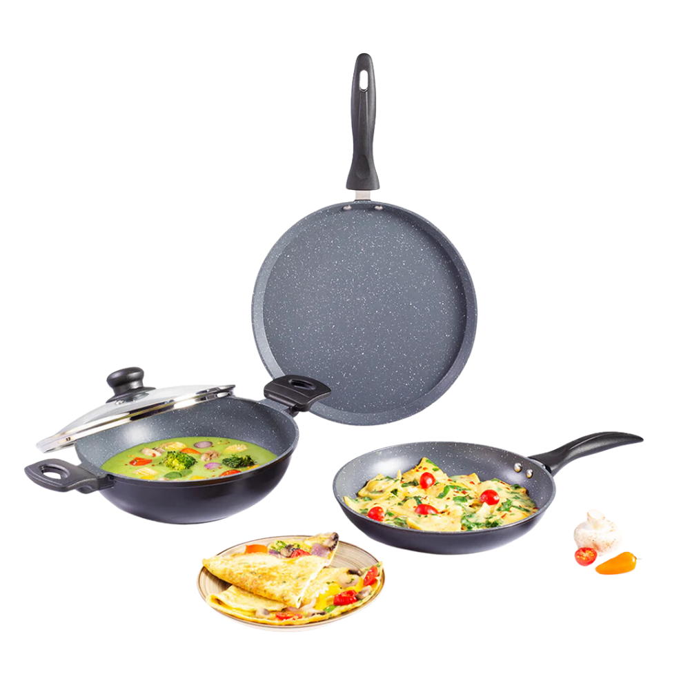 WonderChef Duralite Die-Cast Non-Stick Pans 4 pcs Set