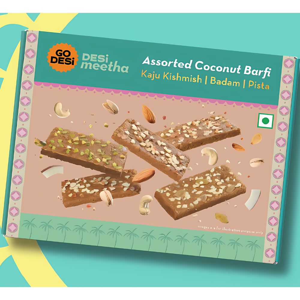 Go Desi - Assorted Coconut Burfi