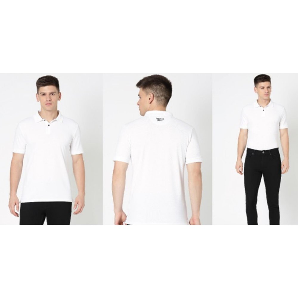 Reebok Polo T-shirt-Cotton-Polyester