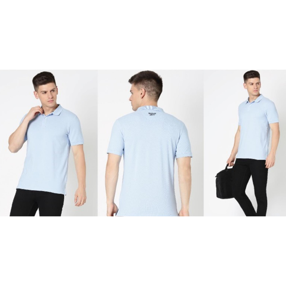 Reebok Polo T-shirt-Cotton-Polyester