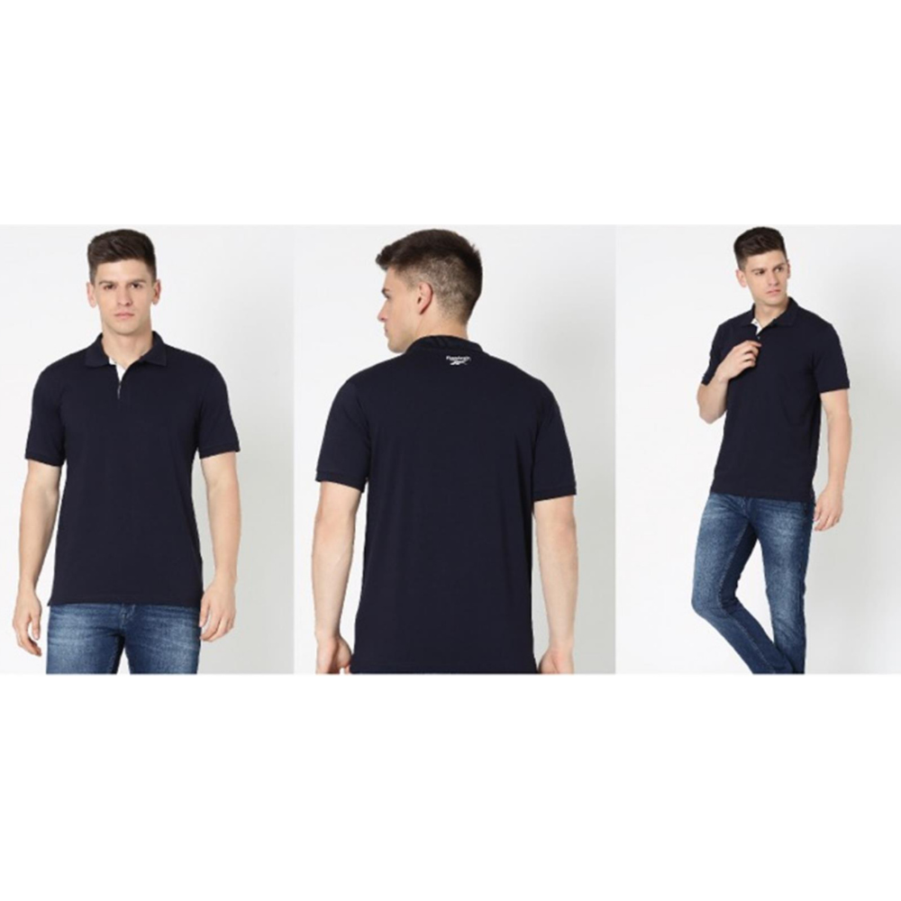 Reebok Polo T-shirt-Cotton-Spandex