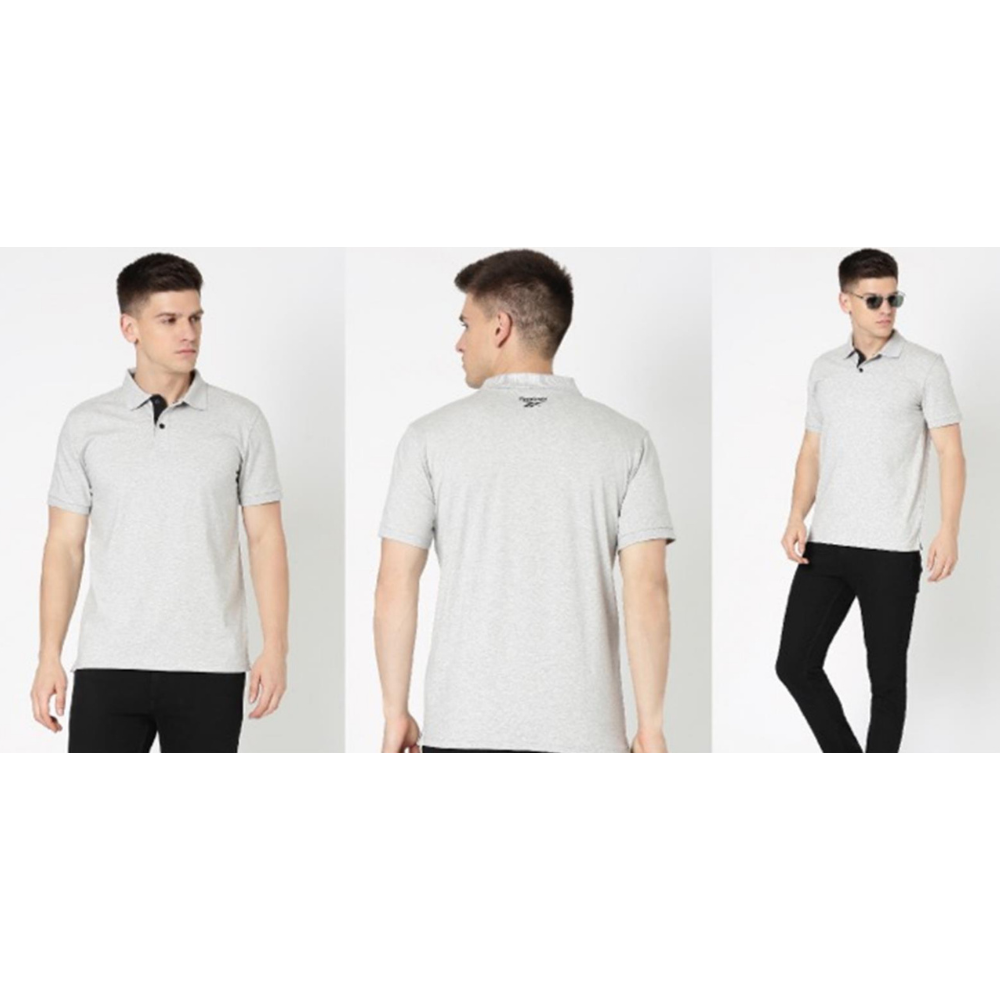 Reebok Polo T-shirt-Cotton-Spandex