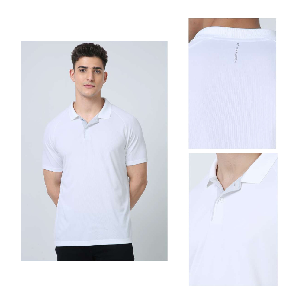 Vanheusen Polo T-shirt - Dry fit-White