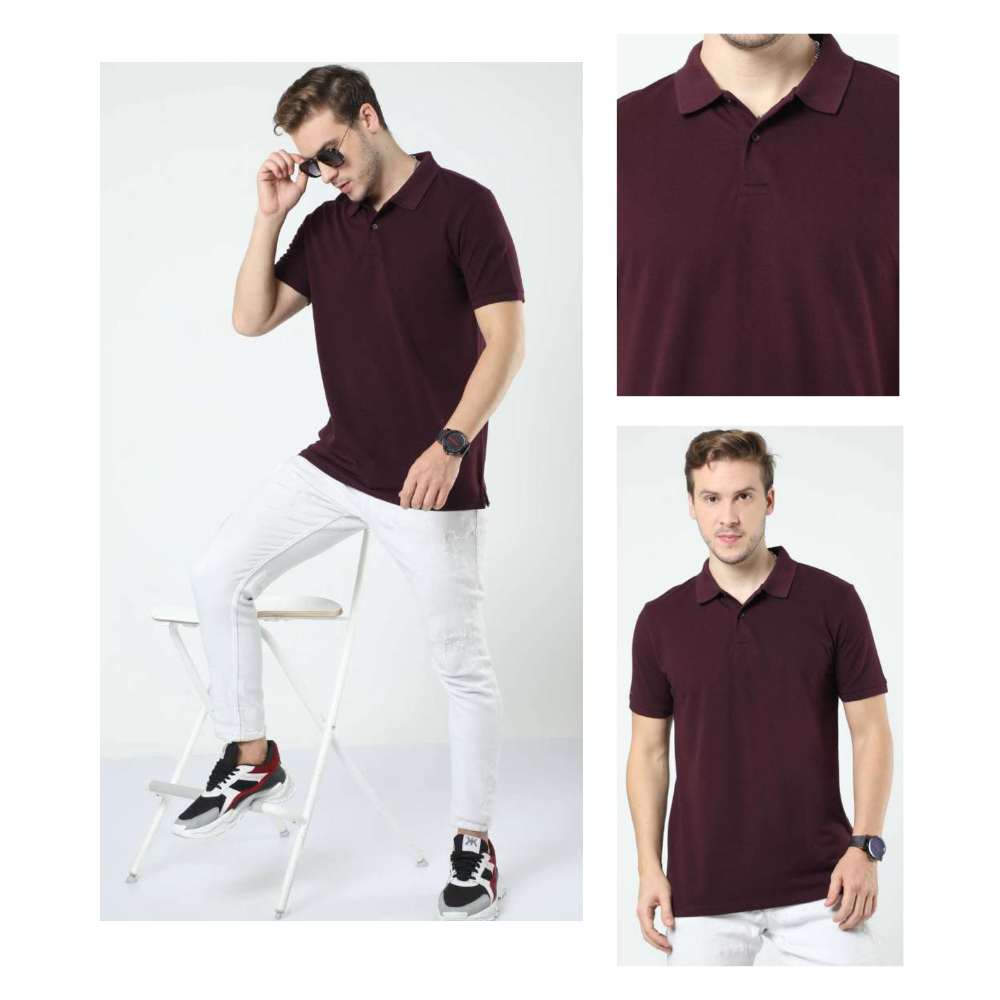 Vanheusen Polo T-shirt - Maroon