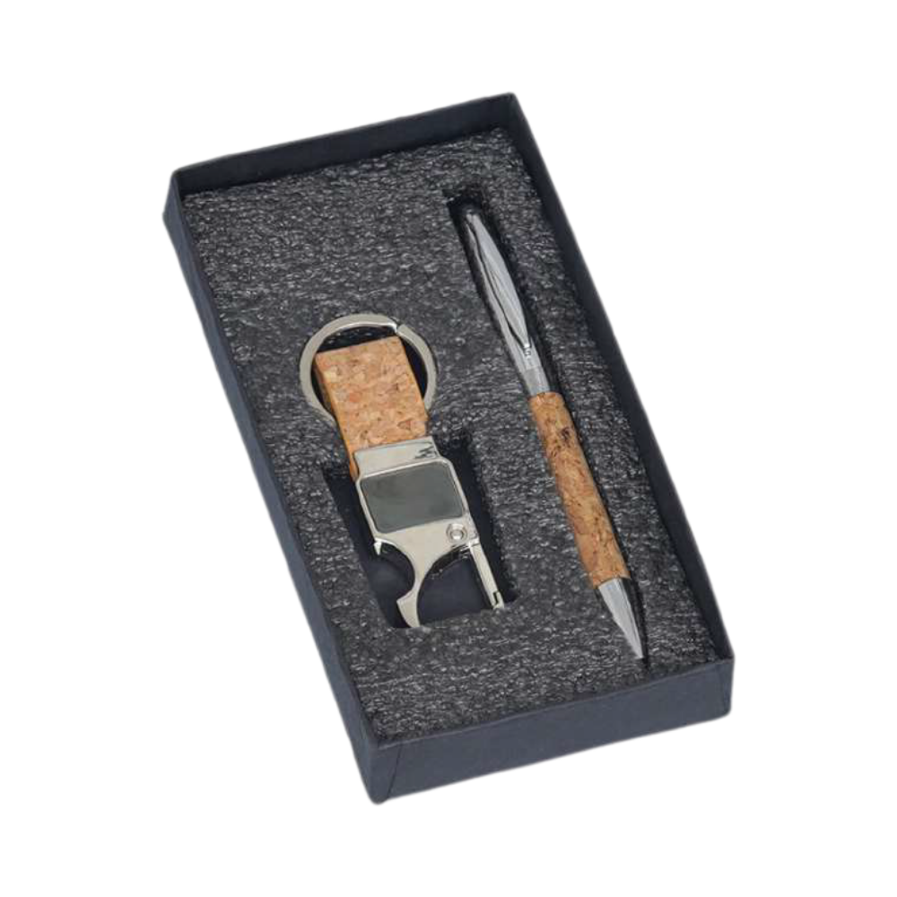 Cork Keychain & Pen set - 714