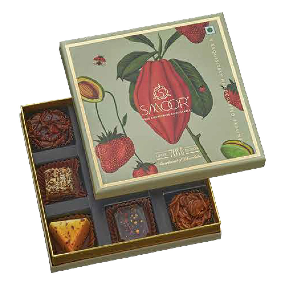 New Year Gift Hamper - Smoor - Luxury Chocolates Box Of 9