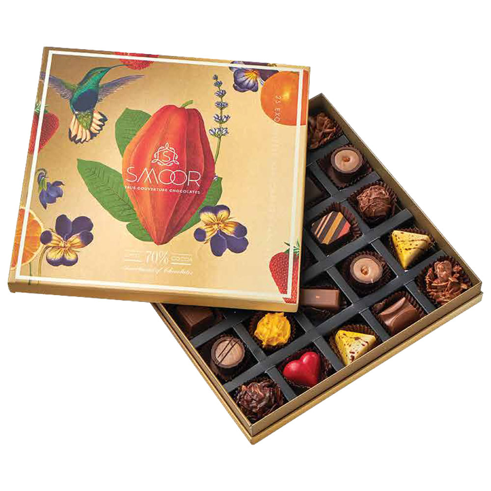 New Year Gift Hamper - Smoor - Luxury Chocolates Box Of 25