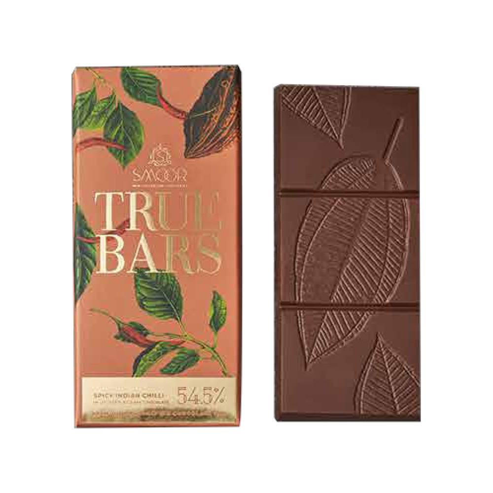 New Year Gift Hamper - Smoor Chocolates - True Bar - Spicy Indian Chilli Dark