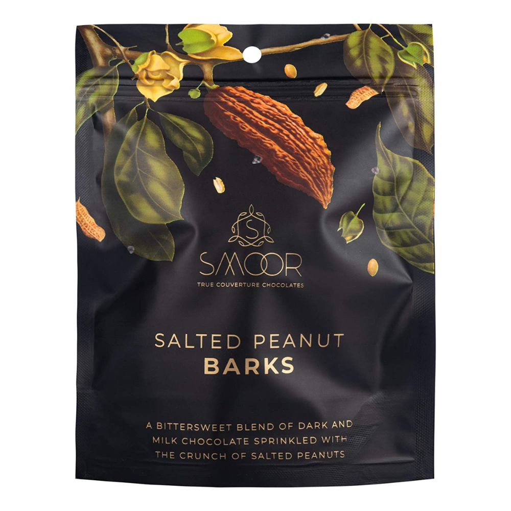 New Year Gift Hamper - Smoor Chocolates - Salted Peanut Barks - 150g