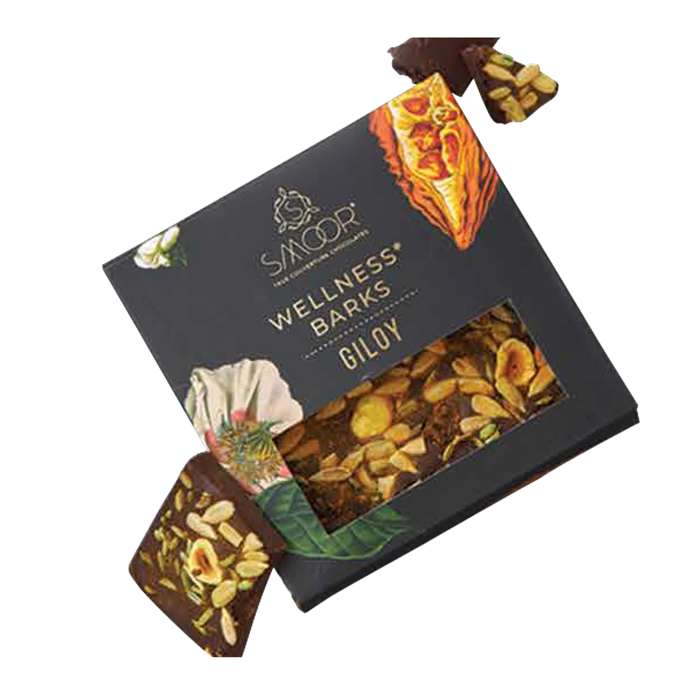 New Year Gift Hamper - Smoor Chocolates - Wellness Barks Giloy