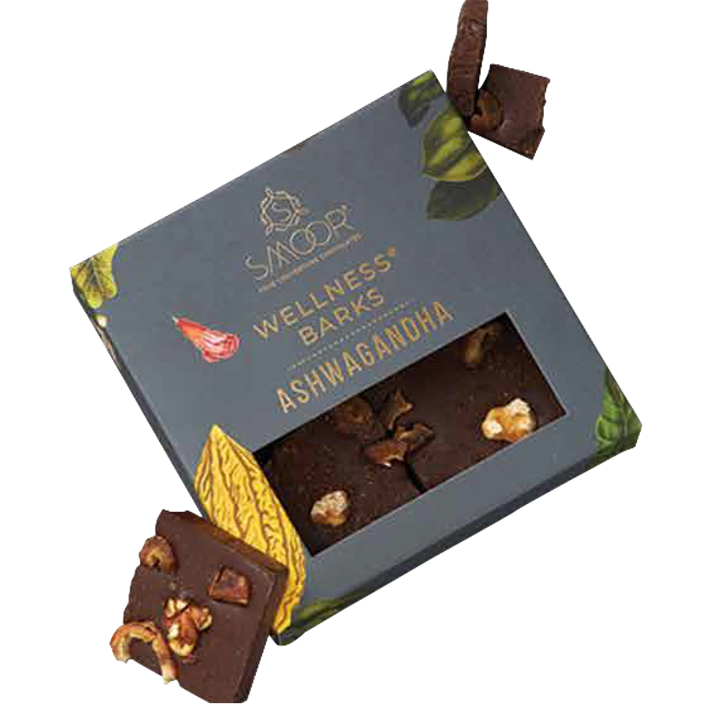 New Year Gift Hamper - Smoor Chocolates - Wellness Barks Ashwagandha