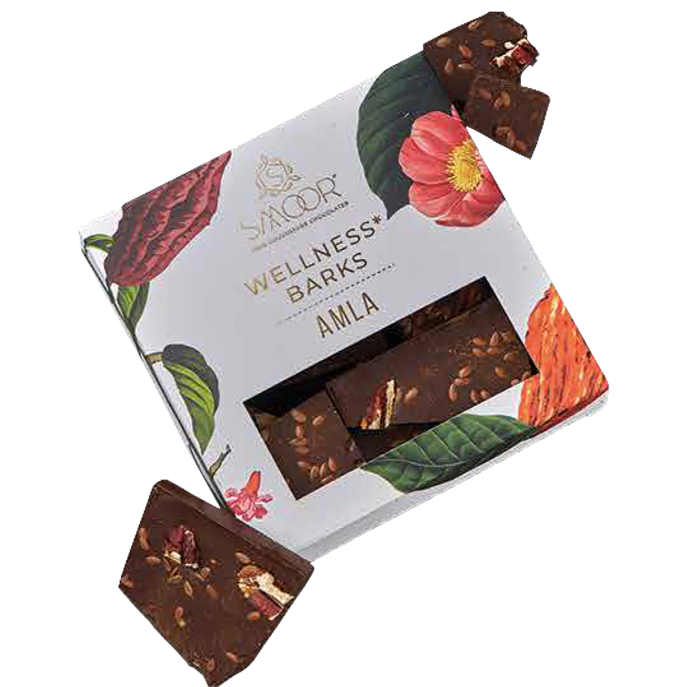 New Year Gift Hamper - Smoor Chocolates - Wellness Barks Amla