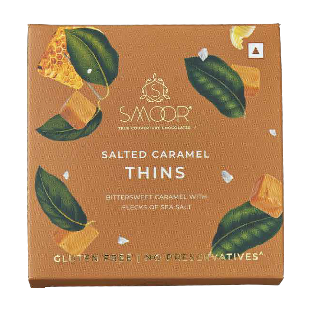 New Year Gift Hamper - Smoor Chocolates - Salted Caramel Thins - Gluten Free