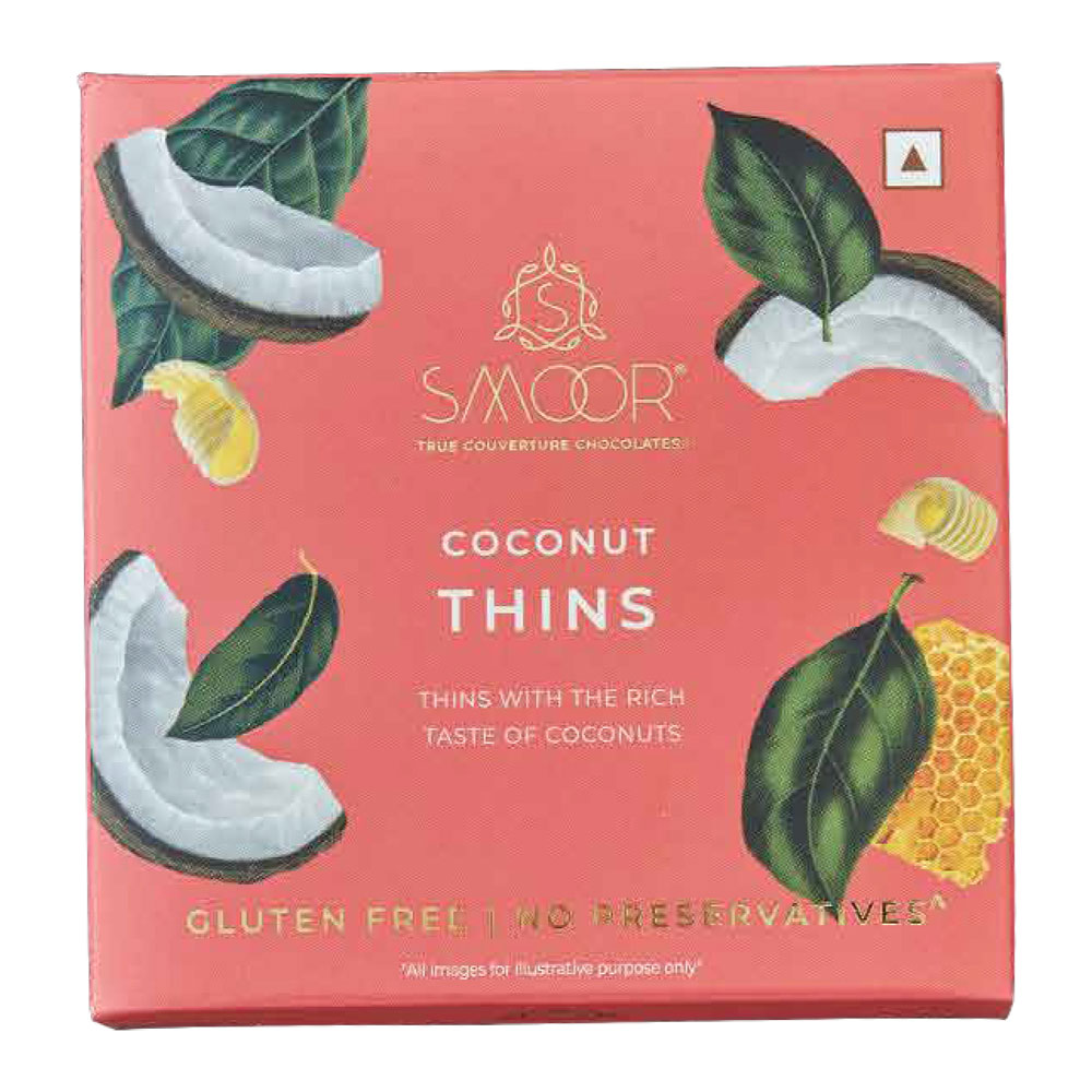 New Year Gift Hamper - Smoor Chocolates - Coconut Thins - Gluten Free