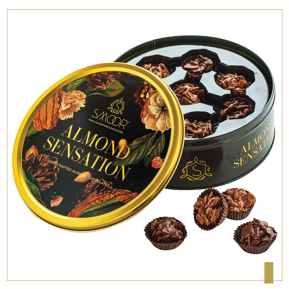 New Year Gift Hamper - Smoor Chocolates - Almond Sensation - 16 Pc