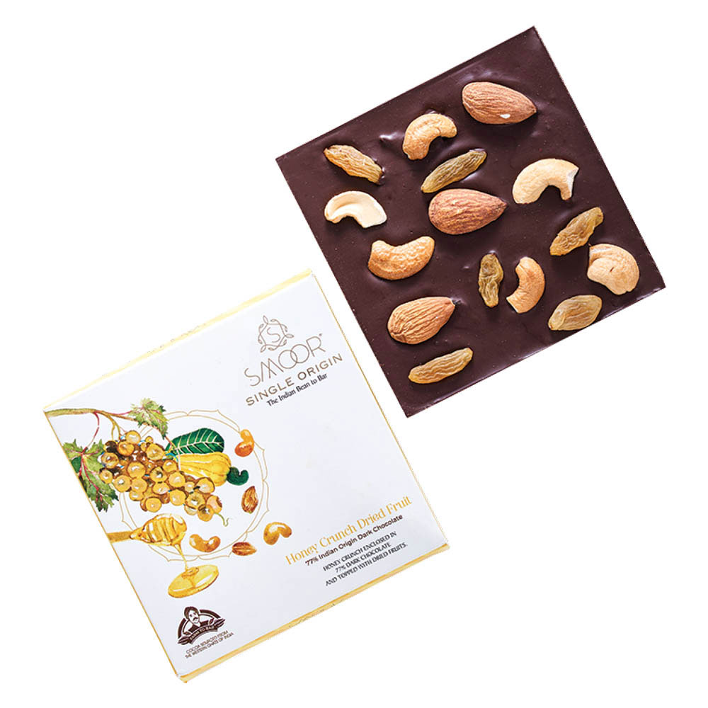 New Year Gift Hamper - Smoor Chocolates - Indian Origin - Honey Crunch Dried Fruit