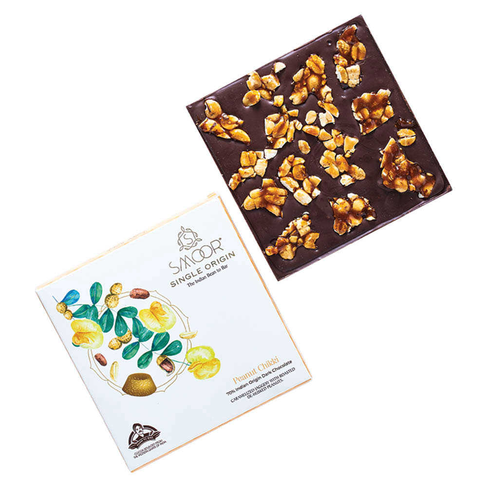 New Year Gift Hamper - Smoor Chocolates - Indian Origin - Peanut Chikki