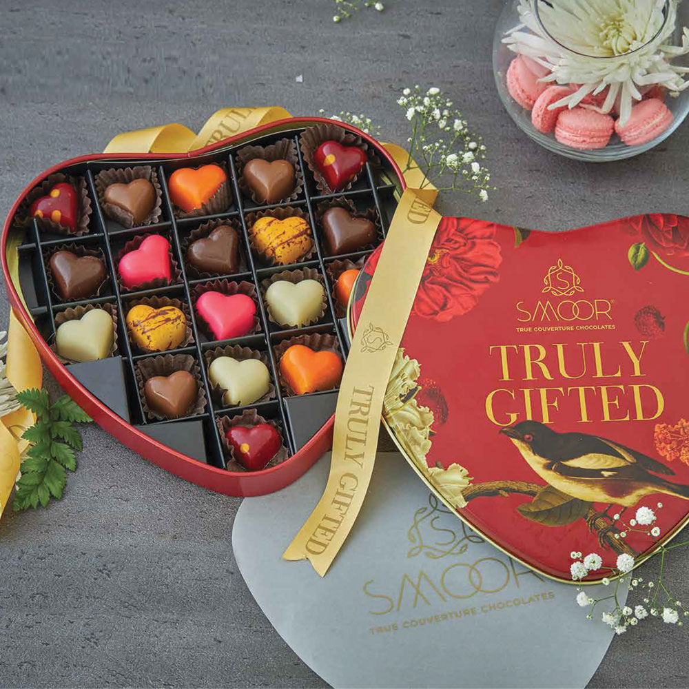 New Year Gift Hamper - Smoor Chocolates - Love Unlimited Tin