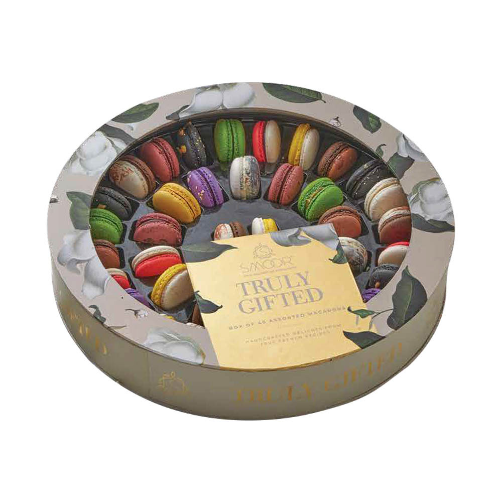 New Year Gift Hamper - Smoor Chocolates - Macaron - Box Of 40