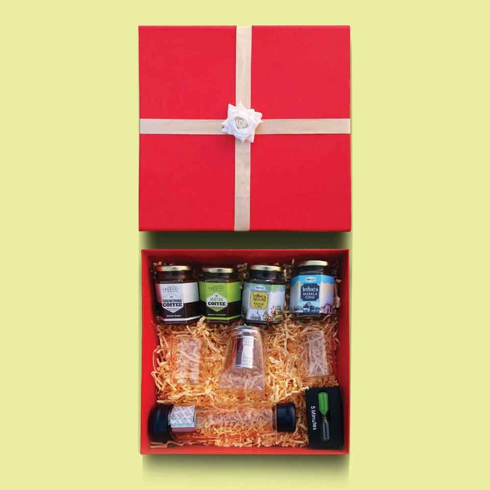 New Year Gift Hamper - Tea Raja - Happiness Hamper Wellness Tea