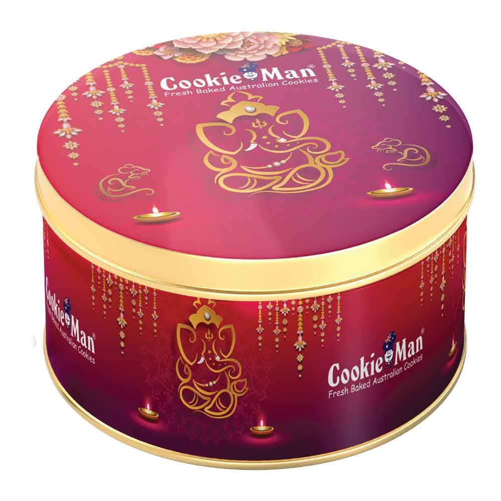 New Year Gift Hamper - Cookie Man - Crispy Crunchy Ganesha 300 Gms