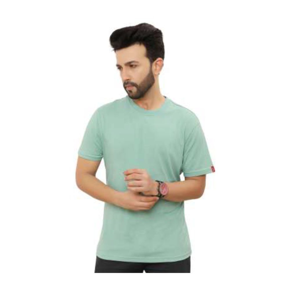 LEVI'S LIGHT GREEN ROUND NECK T-SHIRT