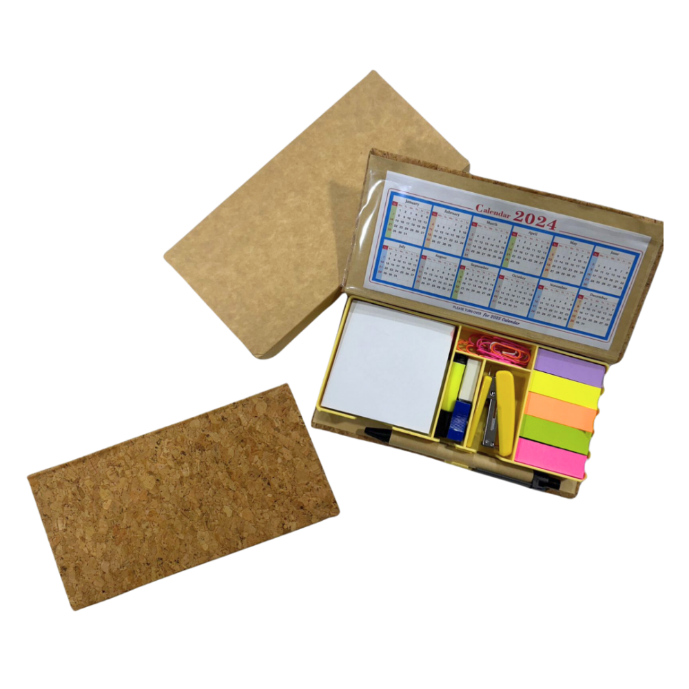 Cork Eco Friendly stationery Set  - M05