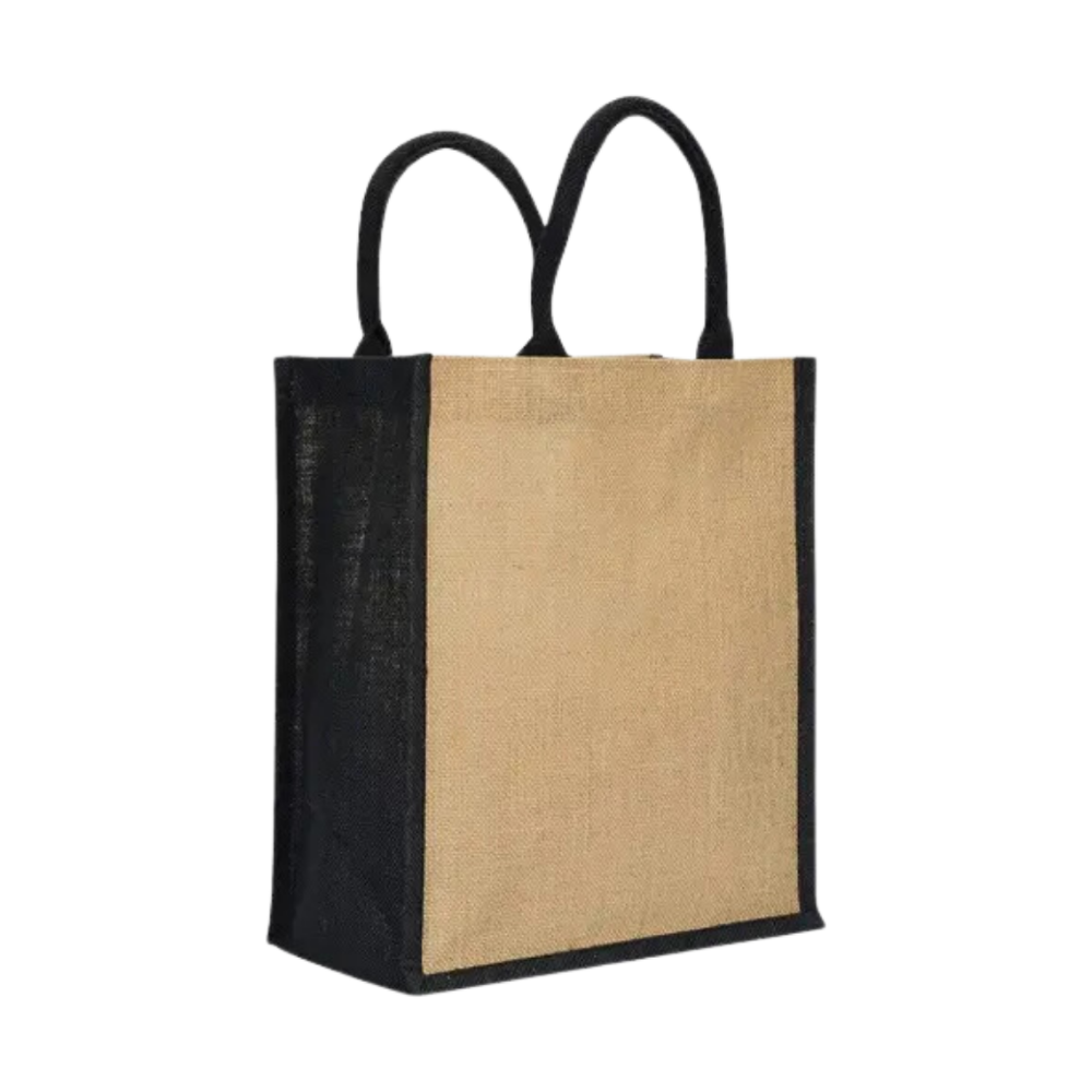 OAK Black Jute Bag