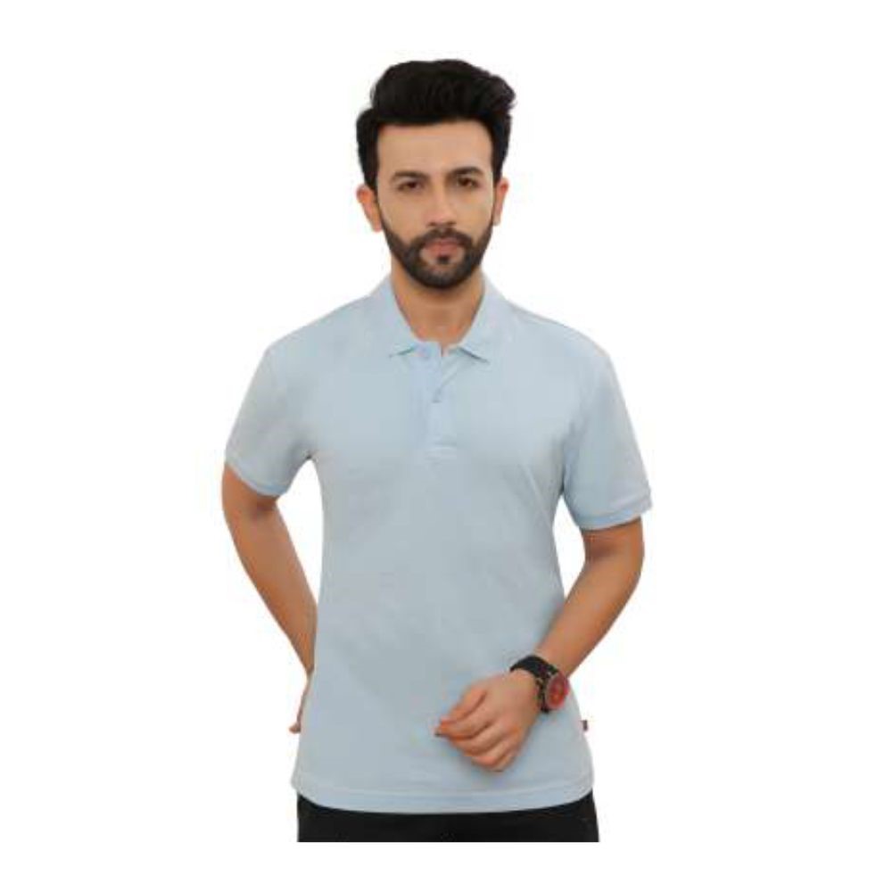 LEVI'S LIGHT SKY BLUE POLO T-SHIRT