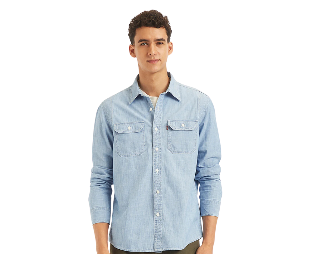 LEVI'S LIGHT DENIM BLUE SHIRTS